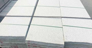 绵阳芝麻白毛板，石材毛板