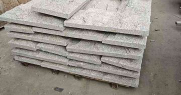 绵阳芝麻白蘑菇石，自然面