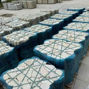 绵阳黄金麻冰裂纹 碎拼