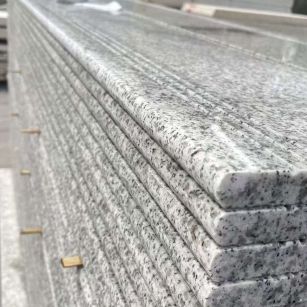 绵阳芝麻白楼梯踏步 花岗岩楼梯板材