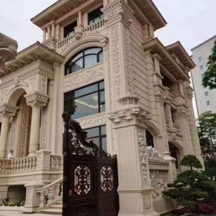 绵阳黄金麻别墅外墙异形定制