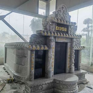 绵阳套墓 墓碑 围坟石 异形定制