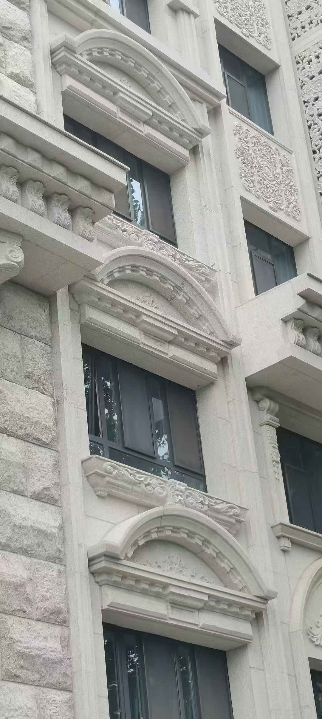 绵阳芝麻白异形 石材异形定制