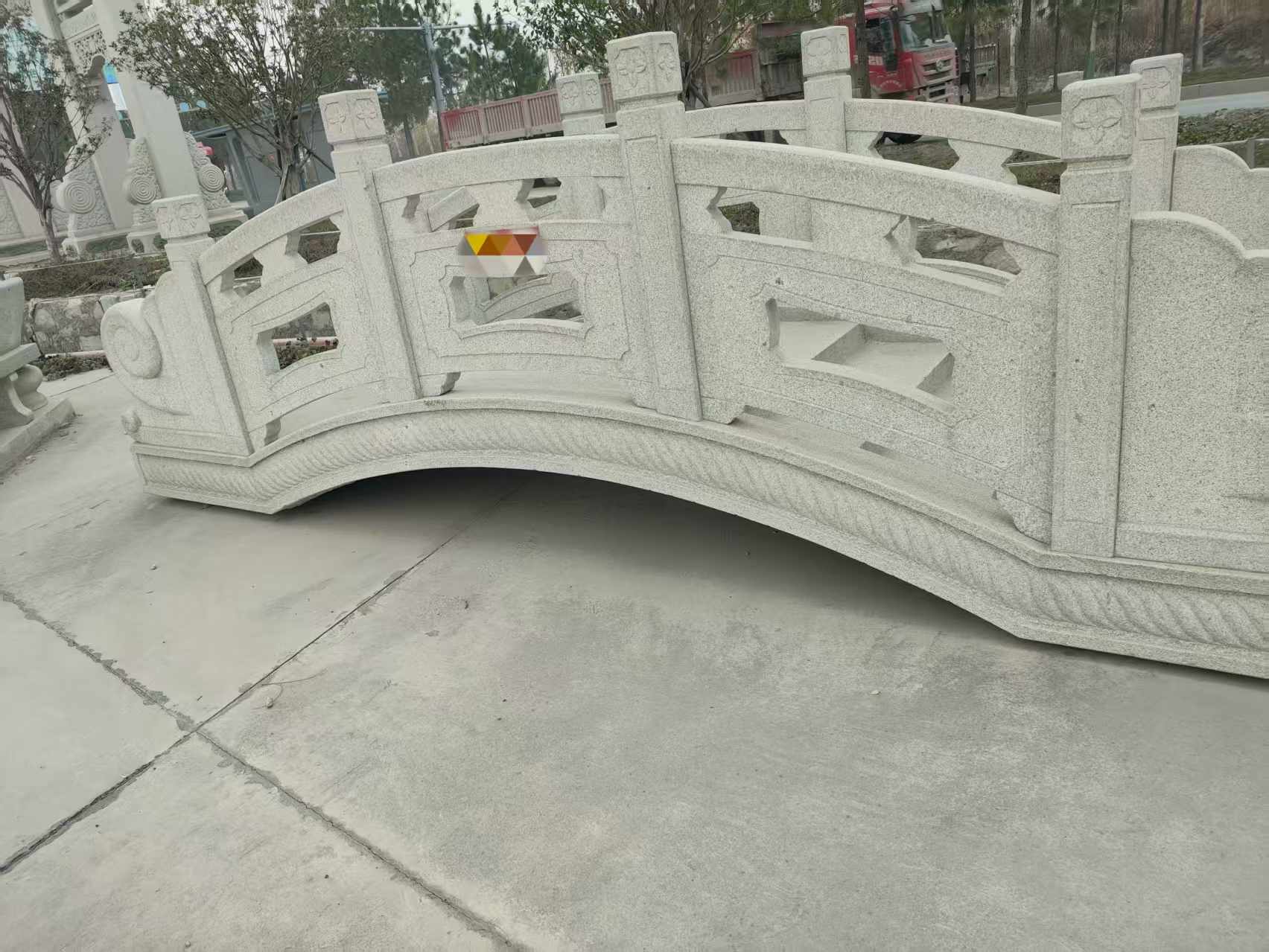 绵阳芝麻白拱桥，石桥