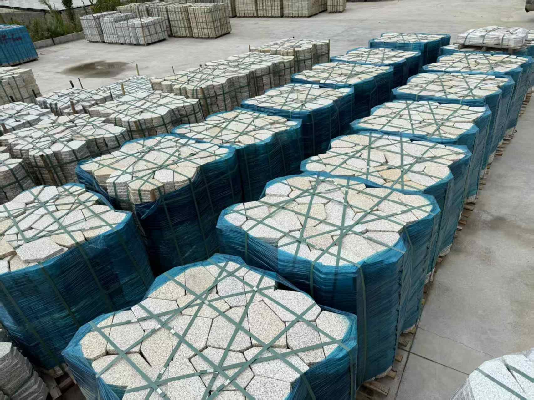 绵阳黄金麻冰裂纹 碎拼